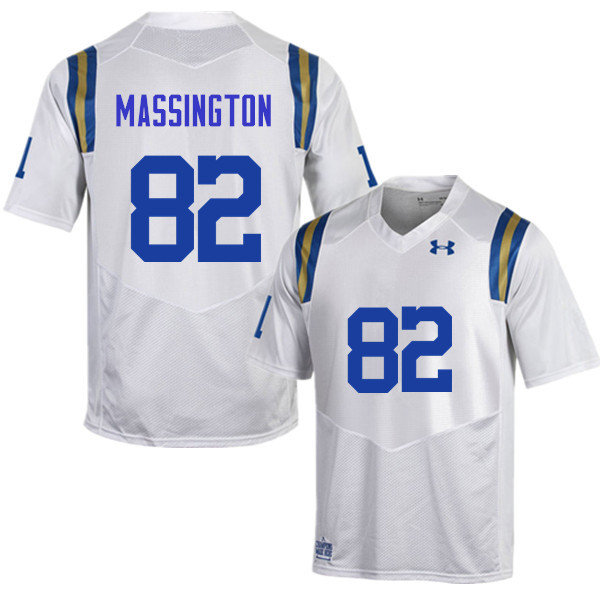 Men #82 Eldridge Massington UCLA Bruins Under Armour College Football Jerseys Sale-White